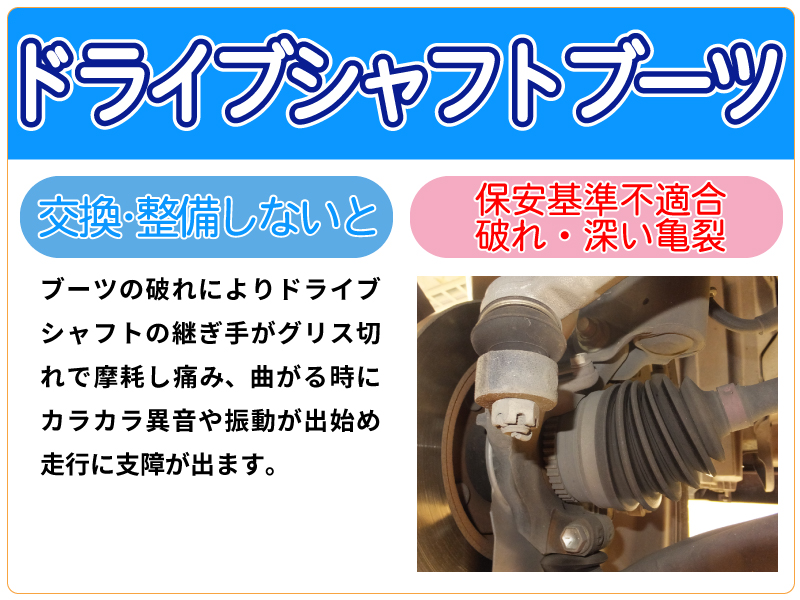 ドライブシャフトブーツ